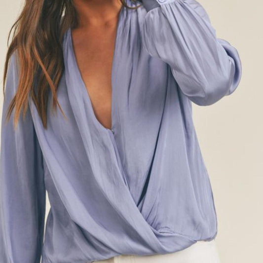 Icy Blue Blouse - Kendrick Line Designs