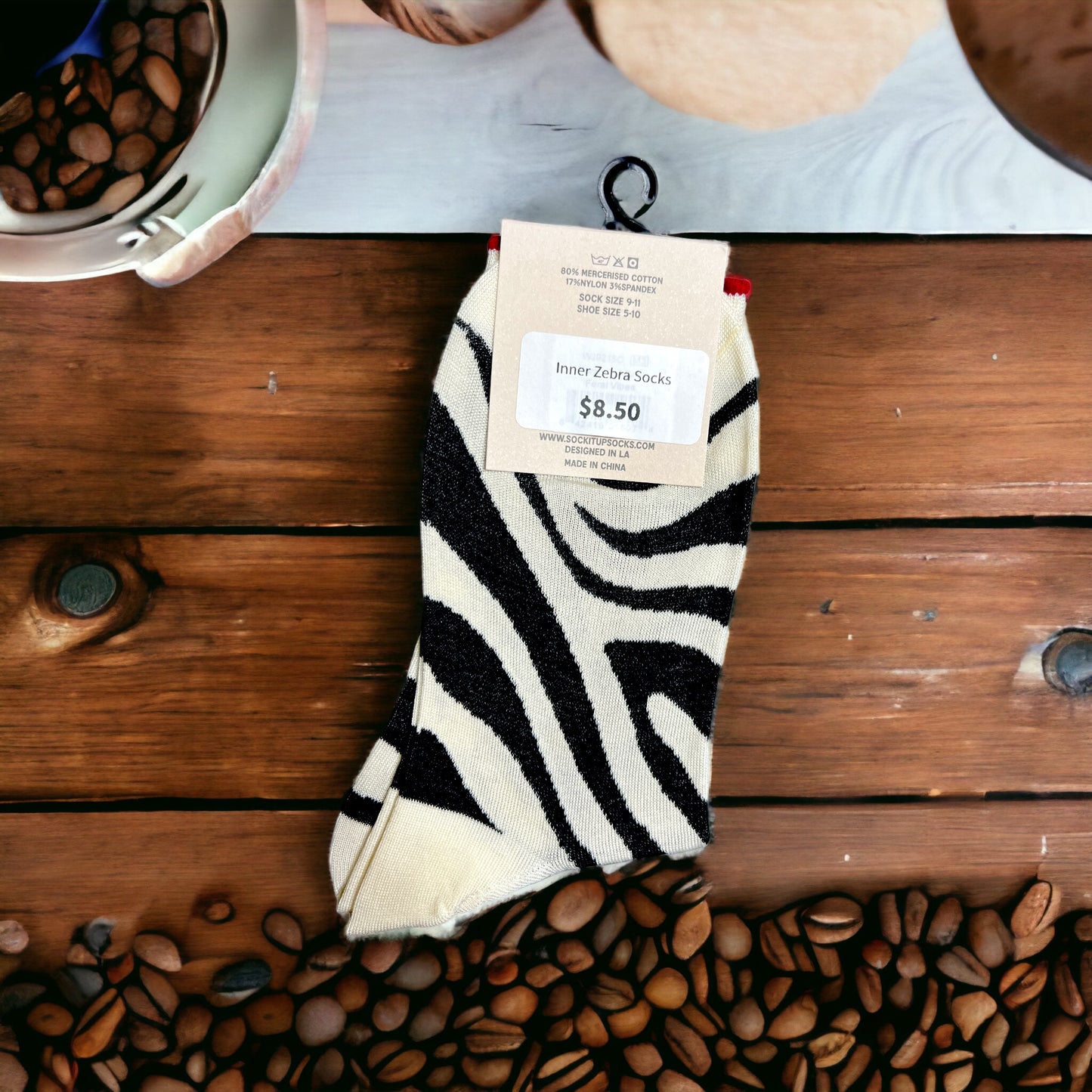 Inner Zebra Socks
