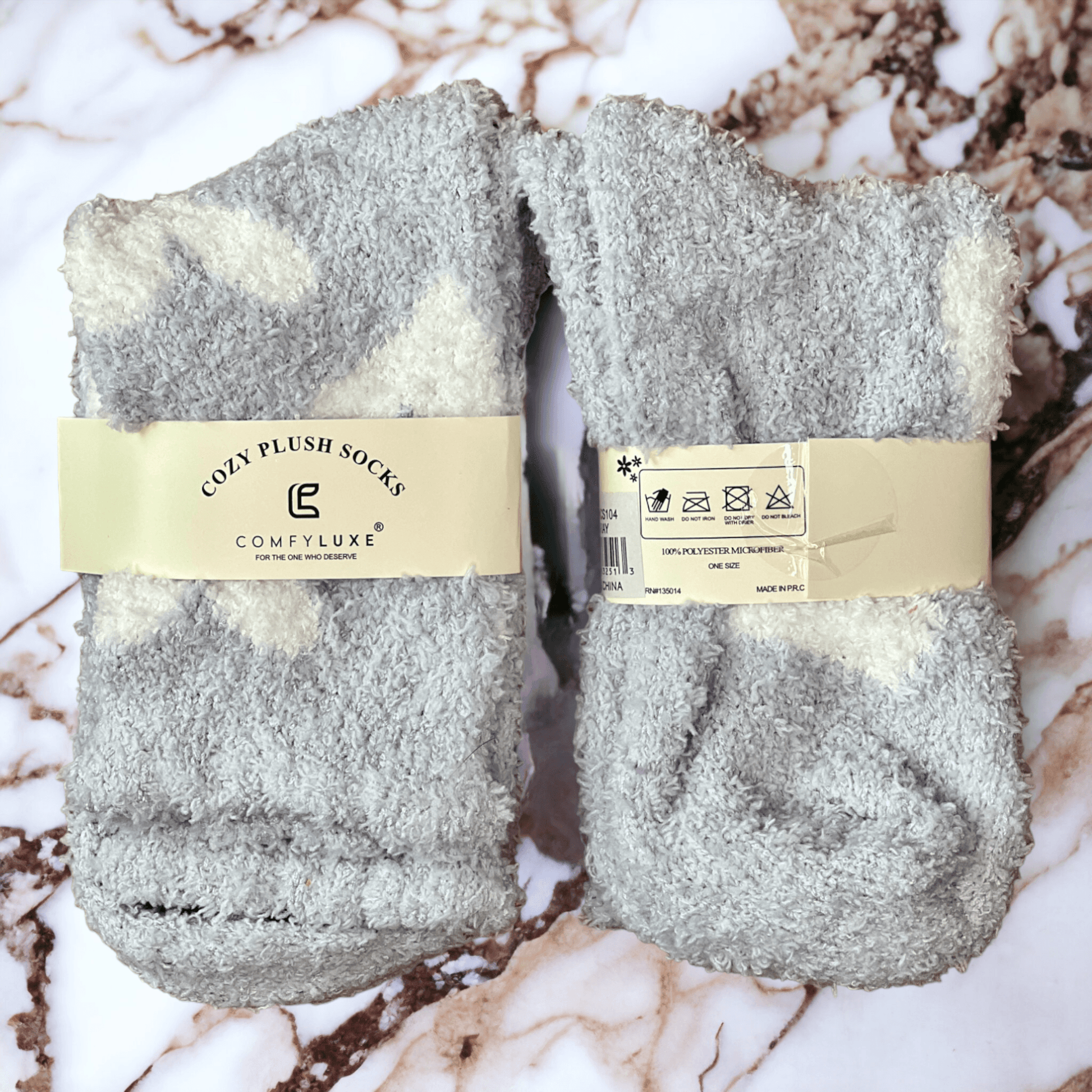 Cozy Plush Socks - Kendrick Line Designs