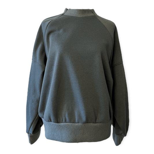 OLIVE GREEN RAGLAN SLEEVE TOP - Kendrick Line Designs
