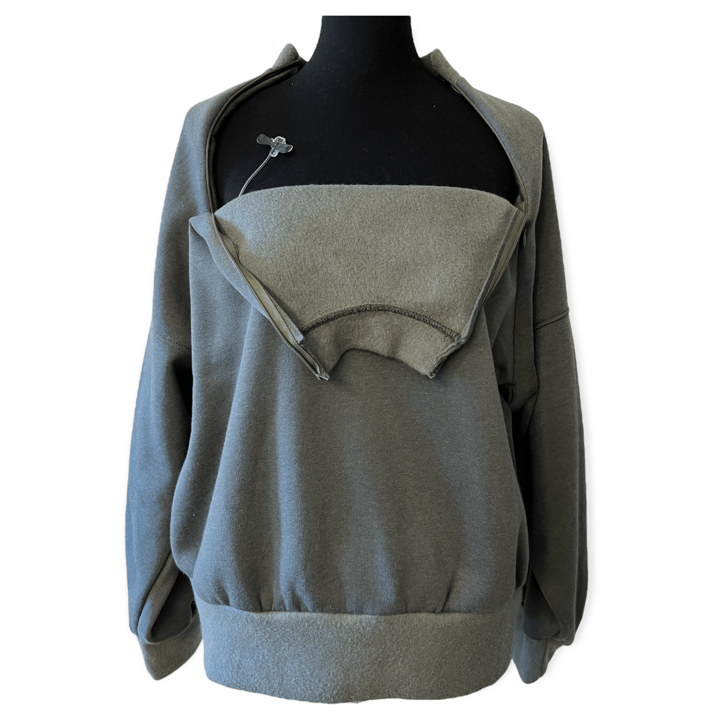 OLIVE GREEN RAGLAN SLEEVE TOP - Kendrick Line Designs