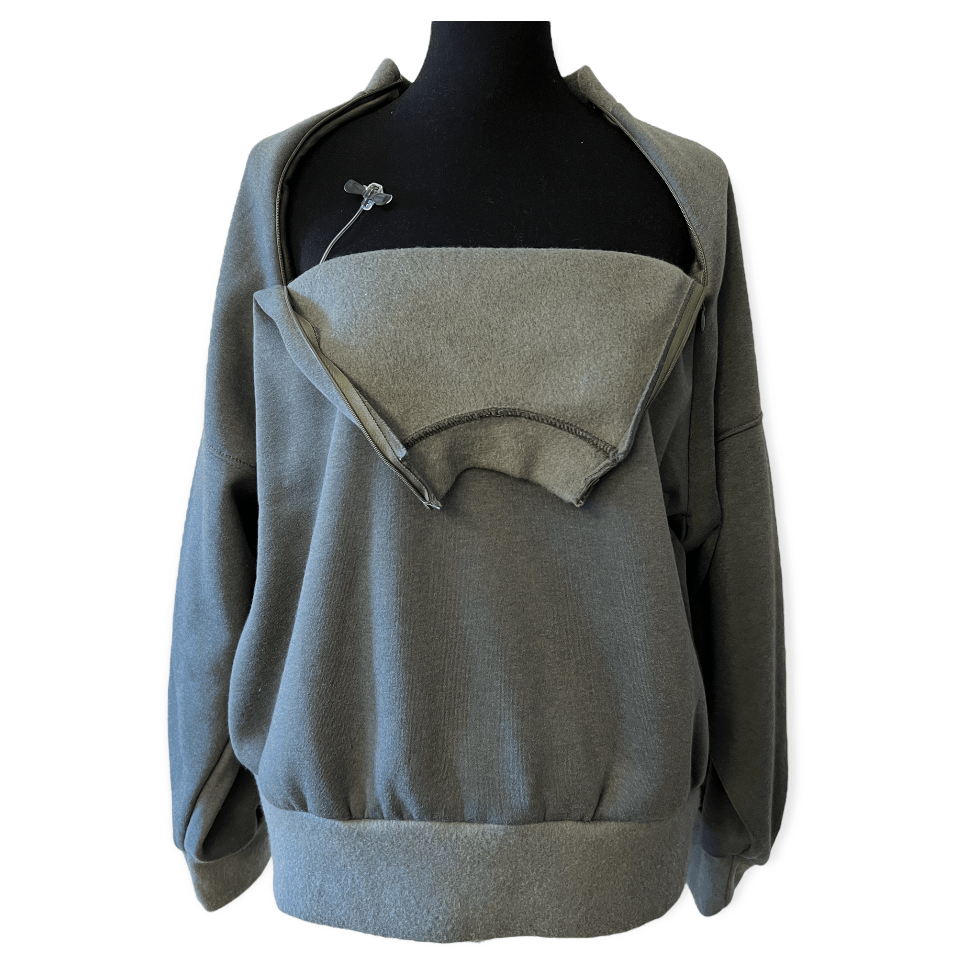 OLIVE GREEN RAGLAN SLEEVE TOP - Kendrick Line Designs