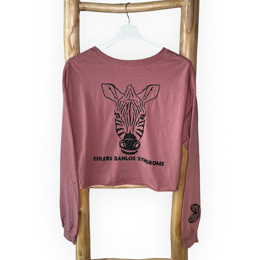 Zebra Ehlers Danlos Syndrome Long Sleeve T-Shirt - Kendrick Line Designs