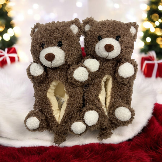 Cozy Bear Slippers (Kids)