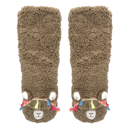 Princess Llama Slipper Socks