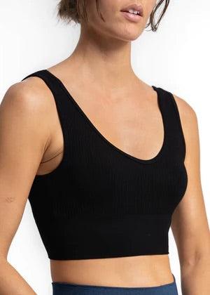 Ribbed Bra V-Neck - Kendrick Line Designs