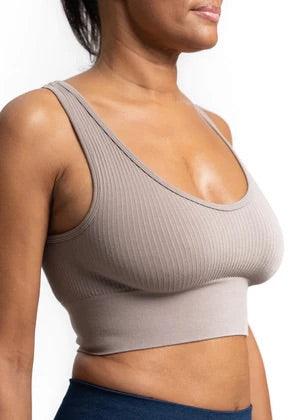 Ribbed Bra V-Neck - Kendrick Line Designs