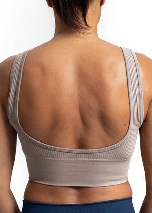 Ribbed Bra V-Neck - Kendrick Line Designs