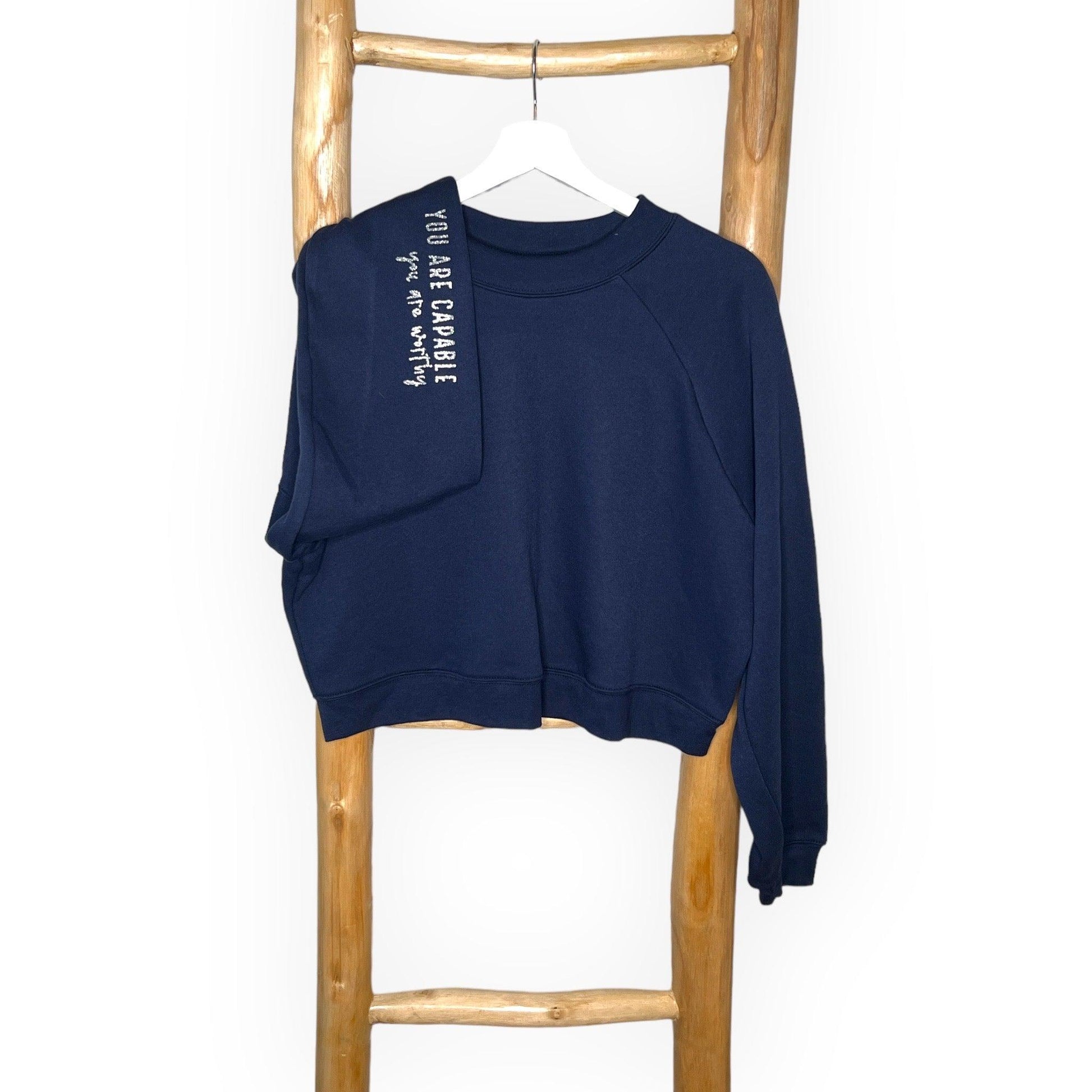 “You’re Capable…” Lightweight Cropped Sweatshirt - Kendrick Line Designs