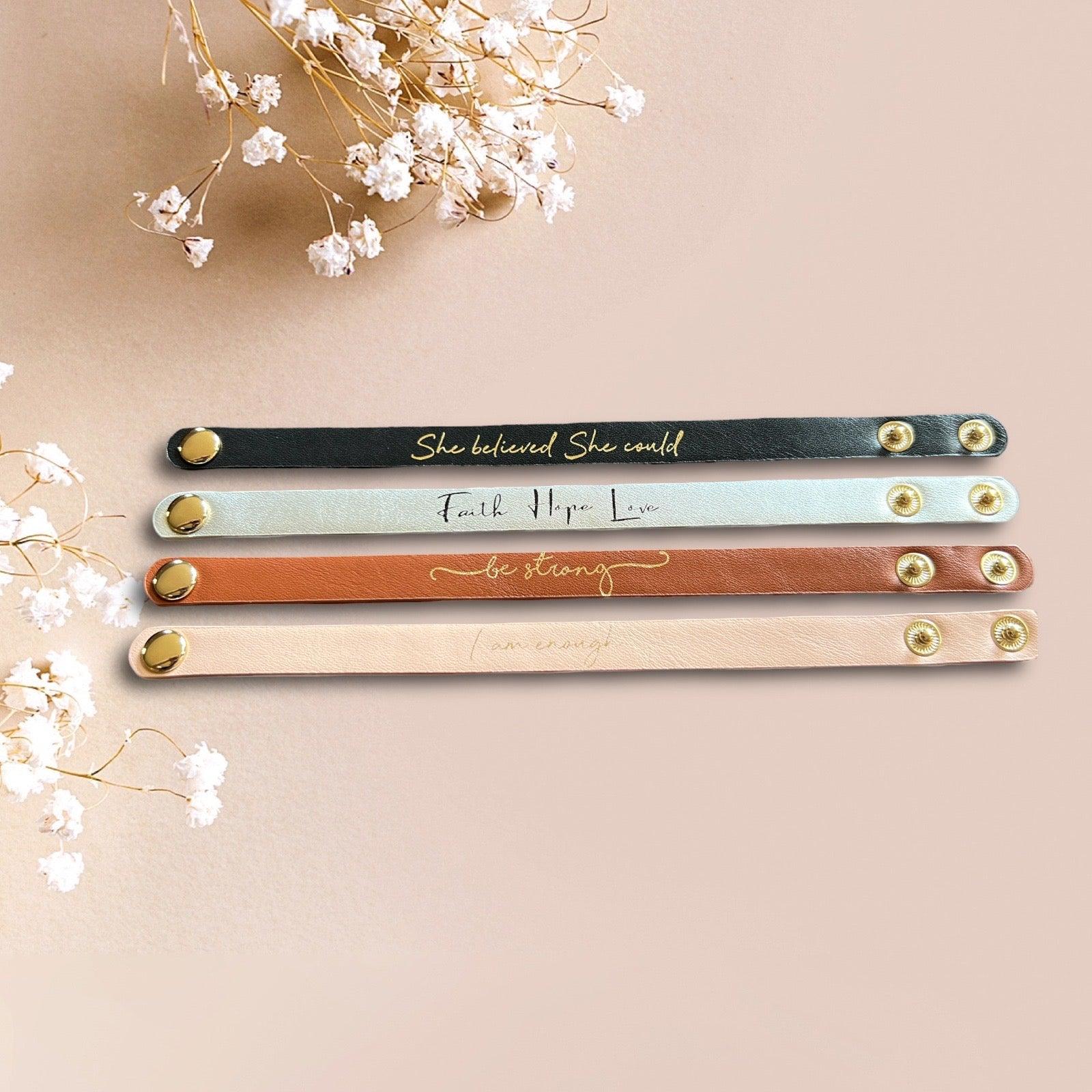 Inspirational Bracelet "I am enough" - Kendrick Line Designs